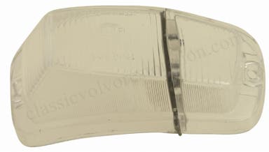 Turn signal glass for Volvo Amazon, white/white, right