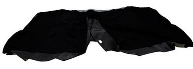 Rear seat upholstery for Volvo 240 1979-84 CH 189180- black