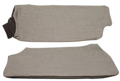 Rear seat upholstery for Volvo Duett 1957-58 gray/black