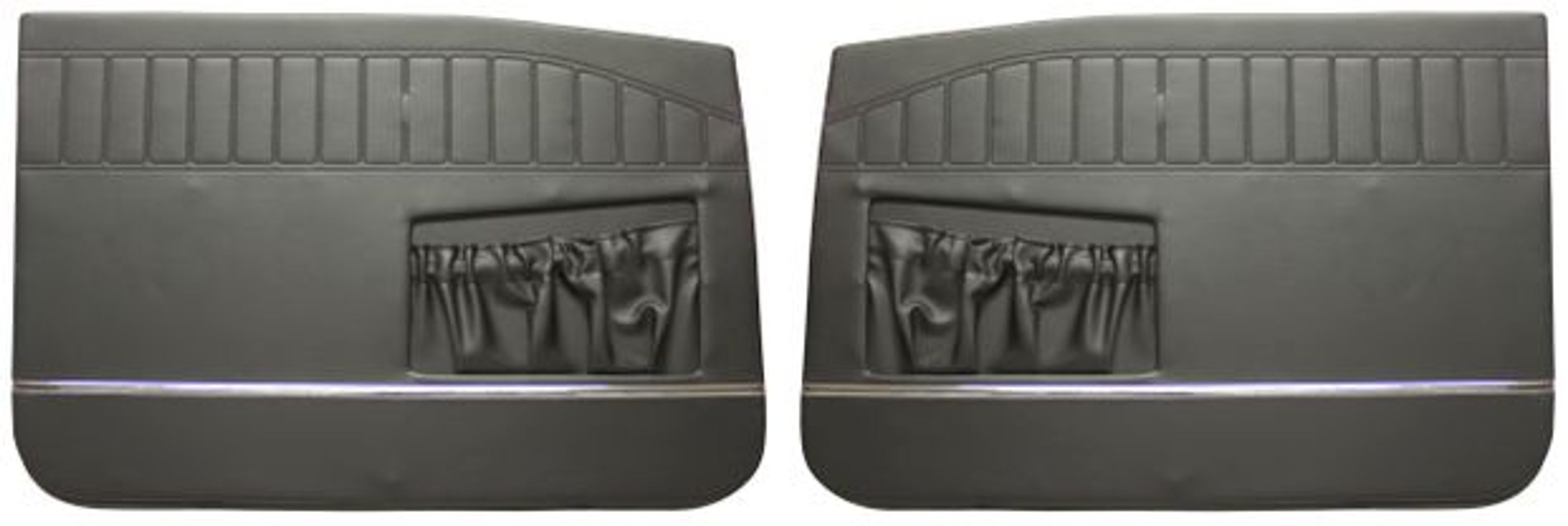 Front door panel for Volvo Amazon, Amazon Kombi 1965, black, right — bild 2 av 2
