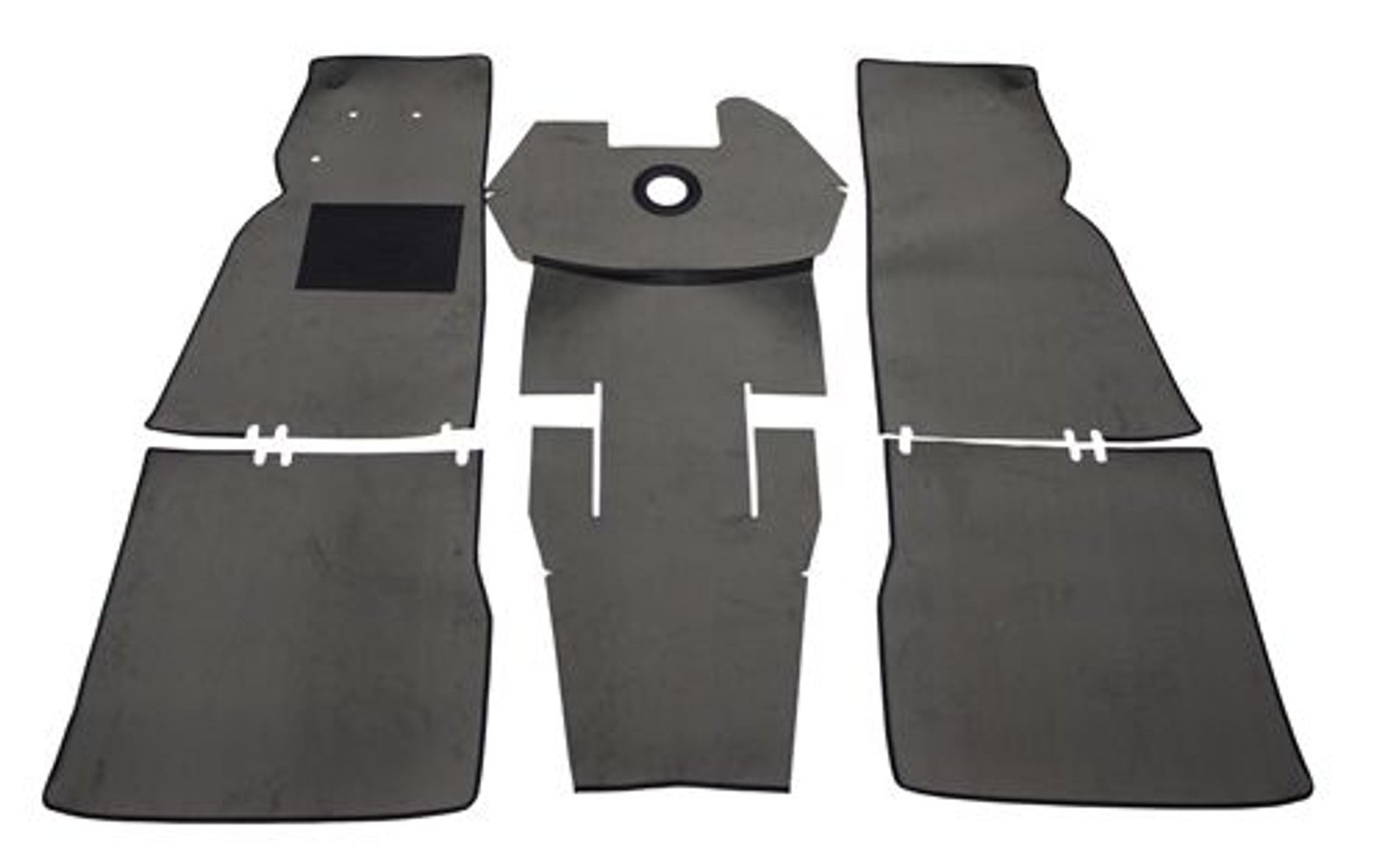 Carpet set for Volvo Duett 445, grey textile