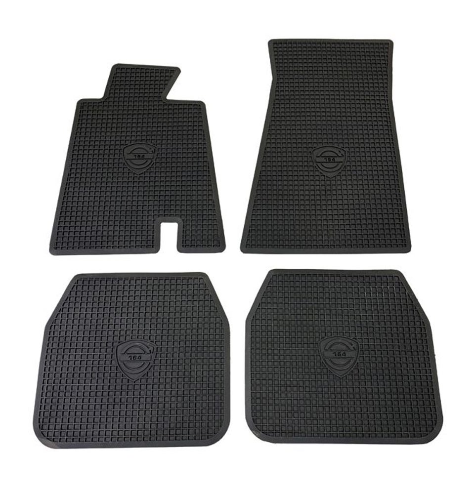 Mat set Accessories for Volvo 164 1968-71, black rubber