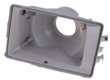 Headlight housing for Volvo 240, 260, 262, 740, 760, 760 1981-93, left