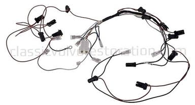 Wiring panel for Volvo 1800E, 1800ES 1970-72