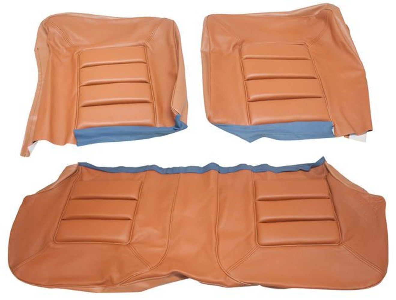 Rear seat upholstery for Volvo 140GL, 164 1973-74 brown
