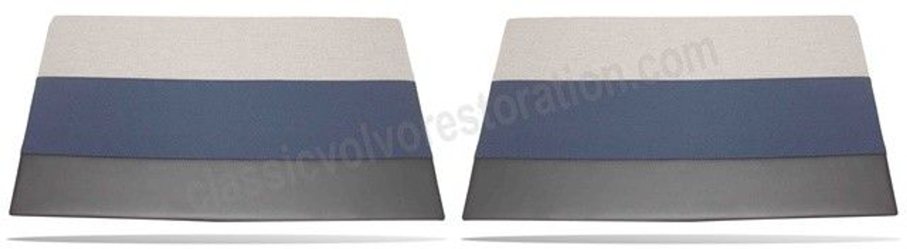 Door panels for Volvo Duett, 1958-60 blue/gray
