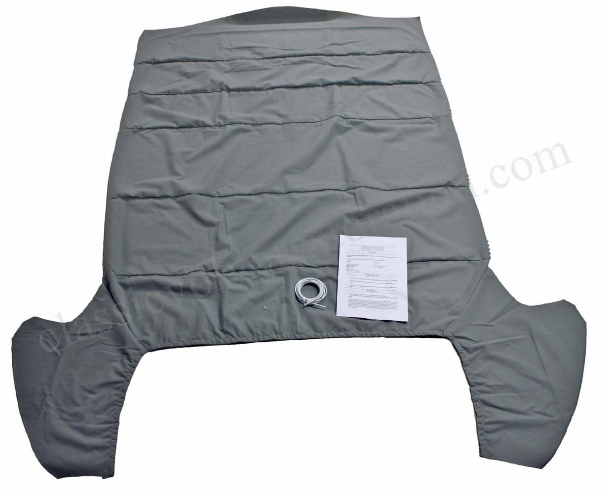 Headlining for Volvo PV444 1954-57 brushed grey fabric