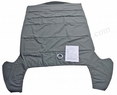 Headlining for Volvo PV444 1954-57 brushed grey fabric
