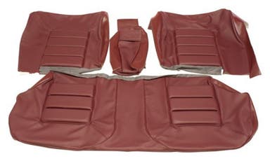 Rear seat upholstery for Volvo 140GL, 164 1970-74 burgundy ch 22323-