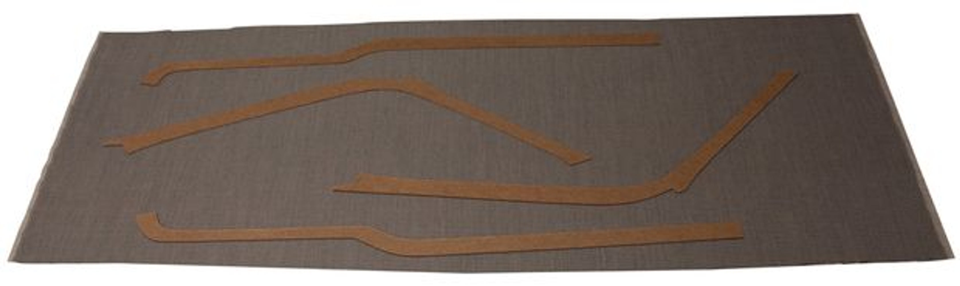 Panel set B-pillar/above door for Volvo Duett 1958-60 grey-black