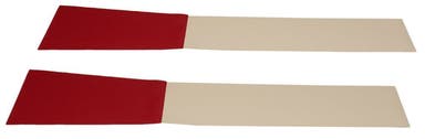 Upholstery B-pillars for Volvo Amazon 4d 1958-60 US red/beige
