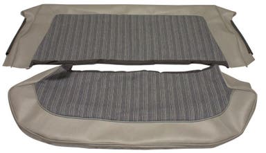 Rear seat upholstery for Volvo Amazon 4d 1964 gray
