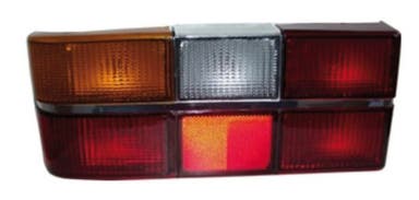 Taillight for Volvo 240 1985-93, USA chrome lines, left