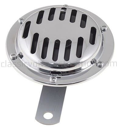 Horn 12V 105 mm universal chrome