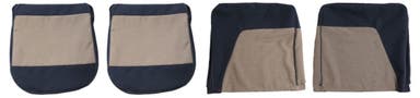 Upholstery Front seats for Volvo PV444 1957 blue/gray