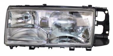 Headlight H4 Fog light Double for Volvo 740, 760, 940, 960, left