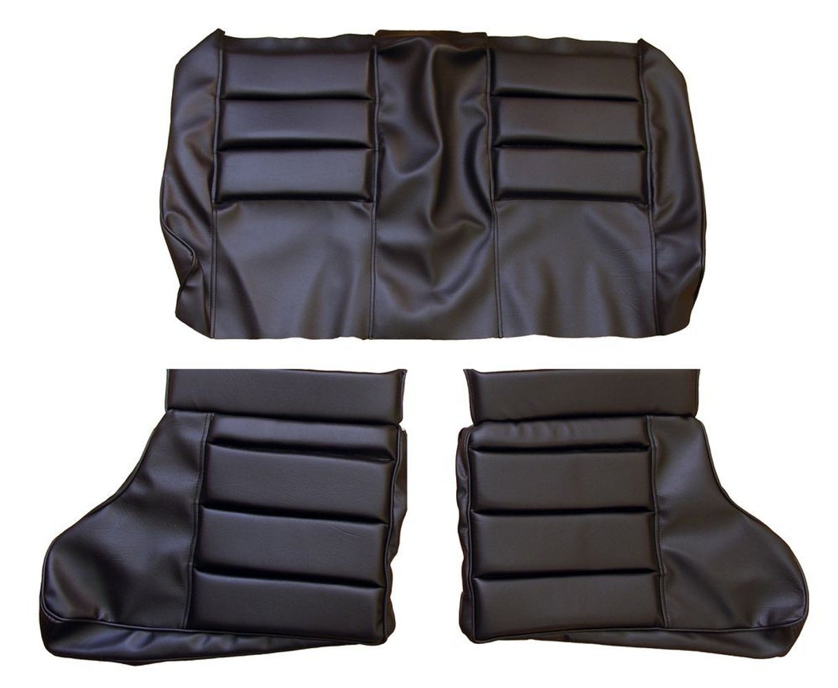 Upholstery Rear seat for Volvo 1800E, 1800ES, 1972-73, black
