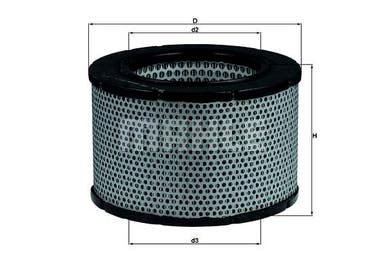 Mahle Air Filter Element Volvo 1800 1970–1973