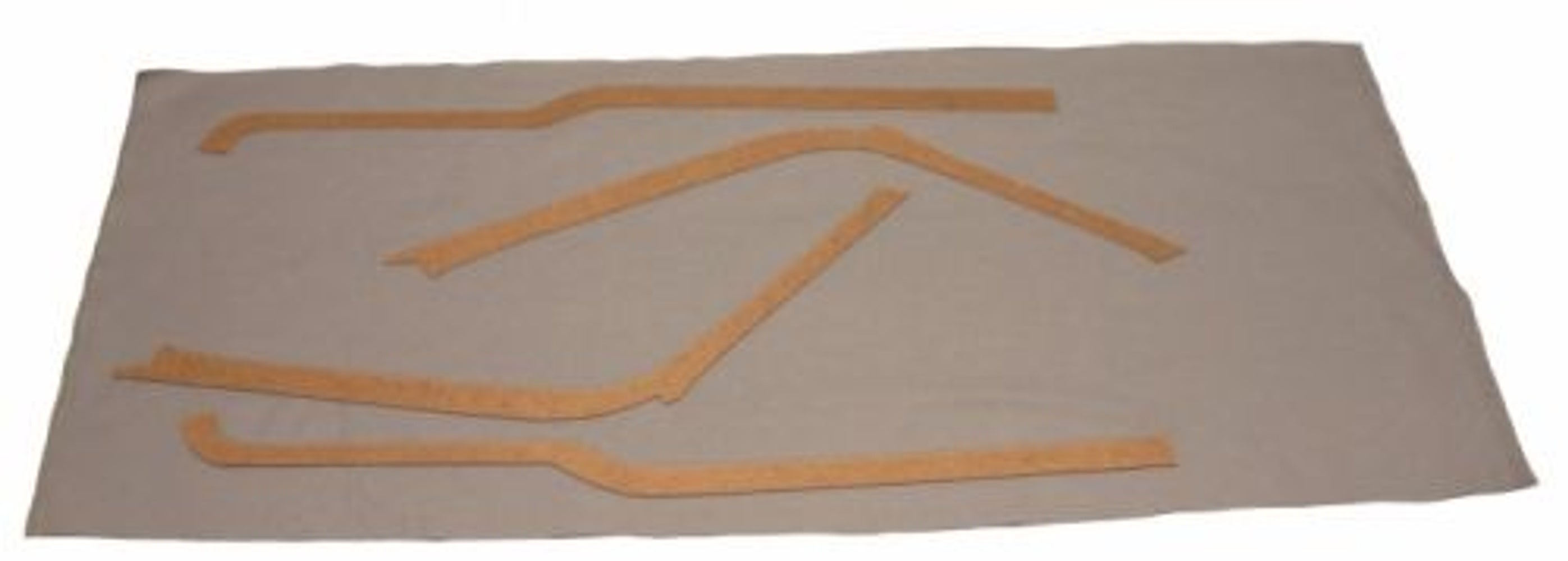 Panel set B-pillar/above door for Volvo Duett 1956-57 gray