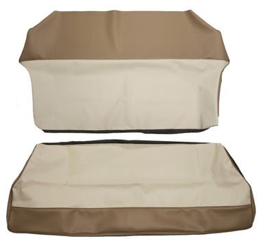 Rear seat upholstery for Volvo PV544 1962-63 US nougat