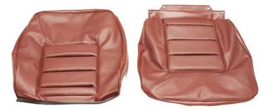 Front seat upholstery for Volvo 140GL, 164 1970-74 burgundy