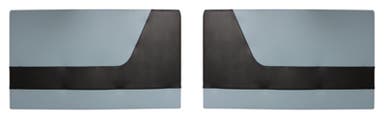 Door panels for Volvo Duett, 1957-58 US blue/black