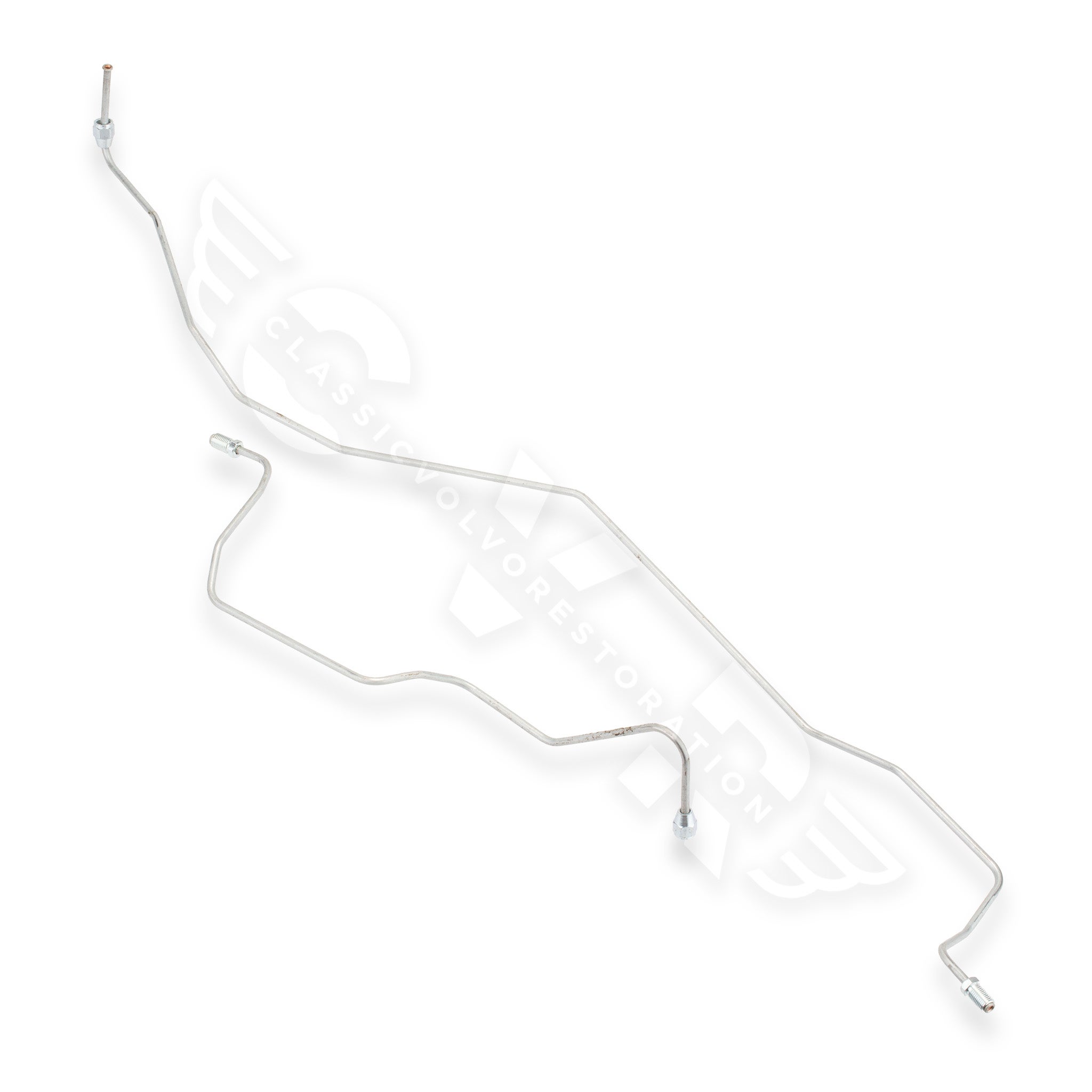 Brake pipe 2-circuit rear for Volvo Amazon, Amazon Kombi 1969-70, 1800 1969-73, left, pre-bent — bild 2 av 2