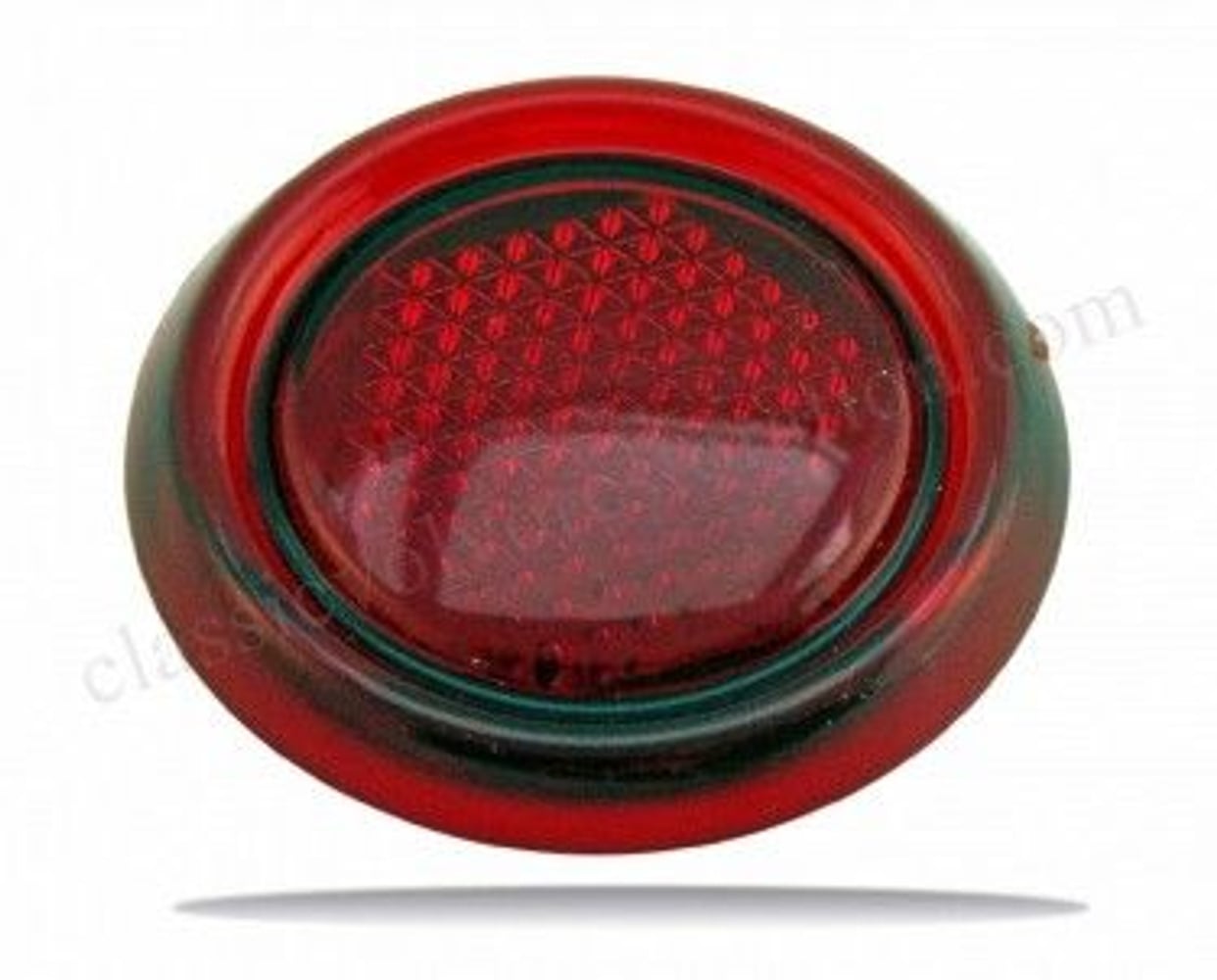Glass lintel for Volvo PV444, red