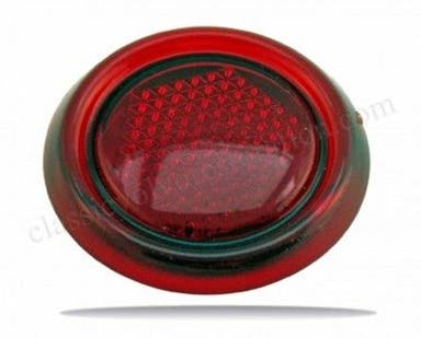 Glass lintel for Volvo PV444, red