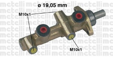 Brake master cylinder for Volvo 740, 760, 940, 960 with ABS 1982-91 — bild 2 av 3