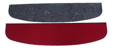 Carpet Hat shelf for Volvo 140, 164 1970, red textile