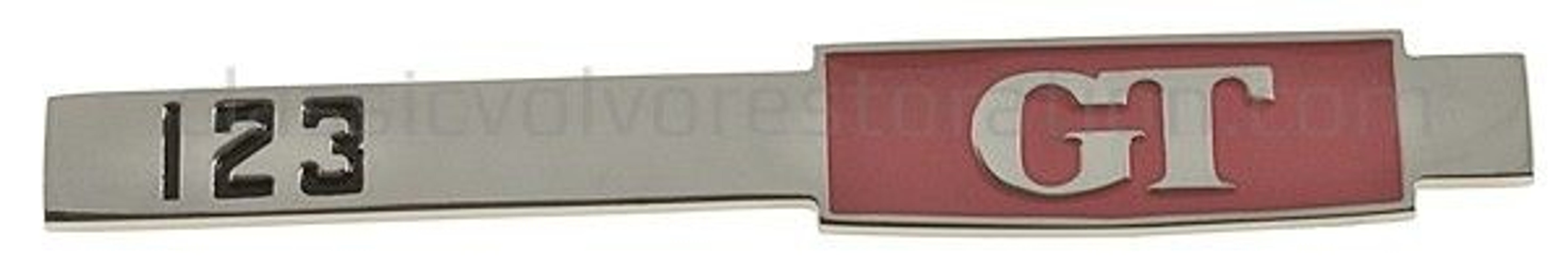 Emblem "123 GT" for Volvo Amazon luggage — bild 2 av 2