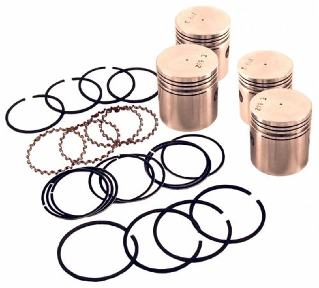 Piston set with rings for Volvo B16 0.030"