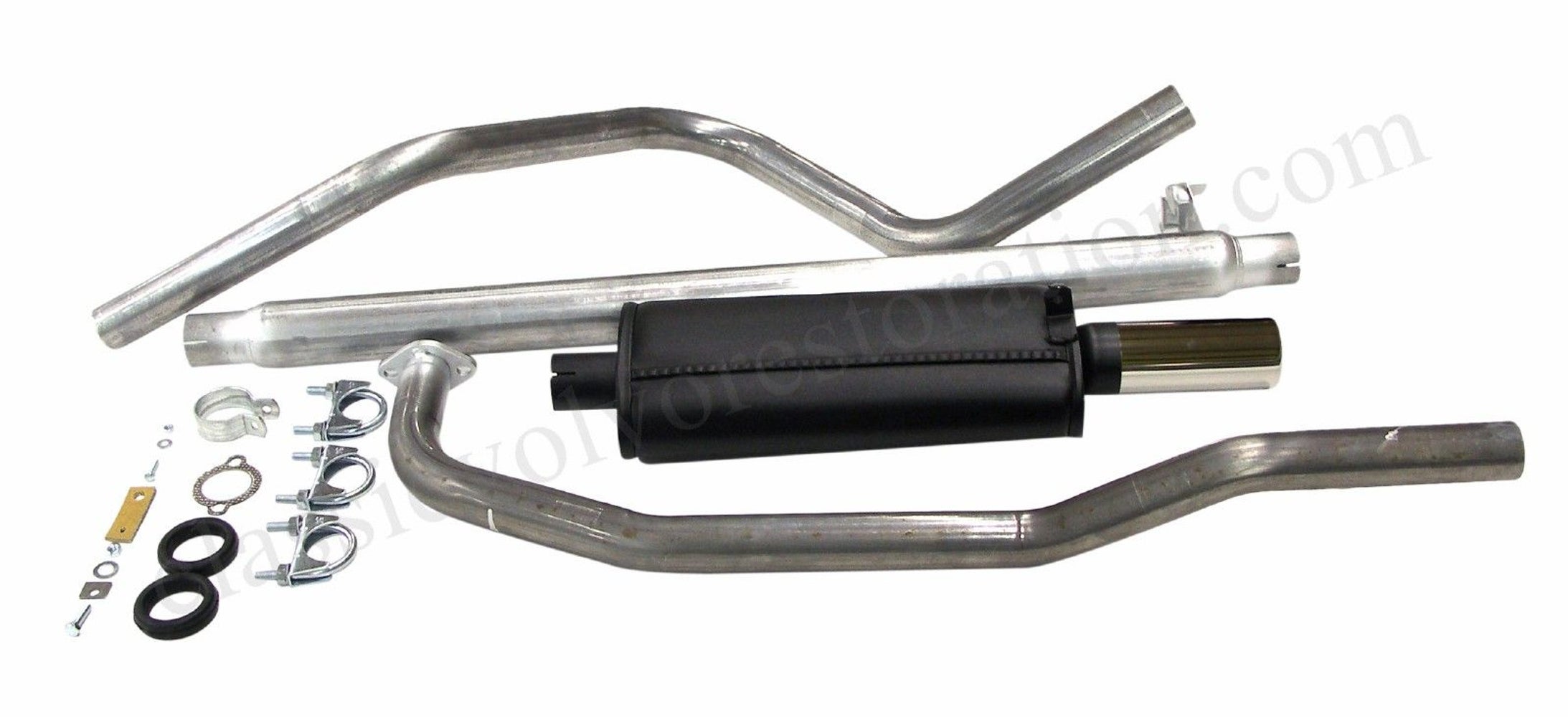 Exhaust system for Volvo Amazon, 1962-66, 2" sport