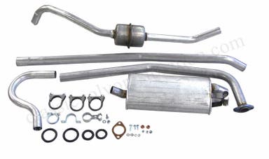 Exhaust system for Volvo Amazon Kombi, 1962-66, B18