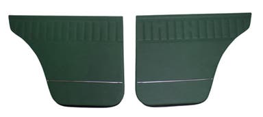 Rear door panels for Volvo Amazon 4d, Amazon Kombi 1967-68, green