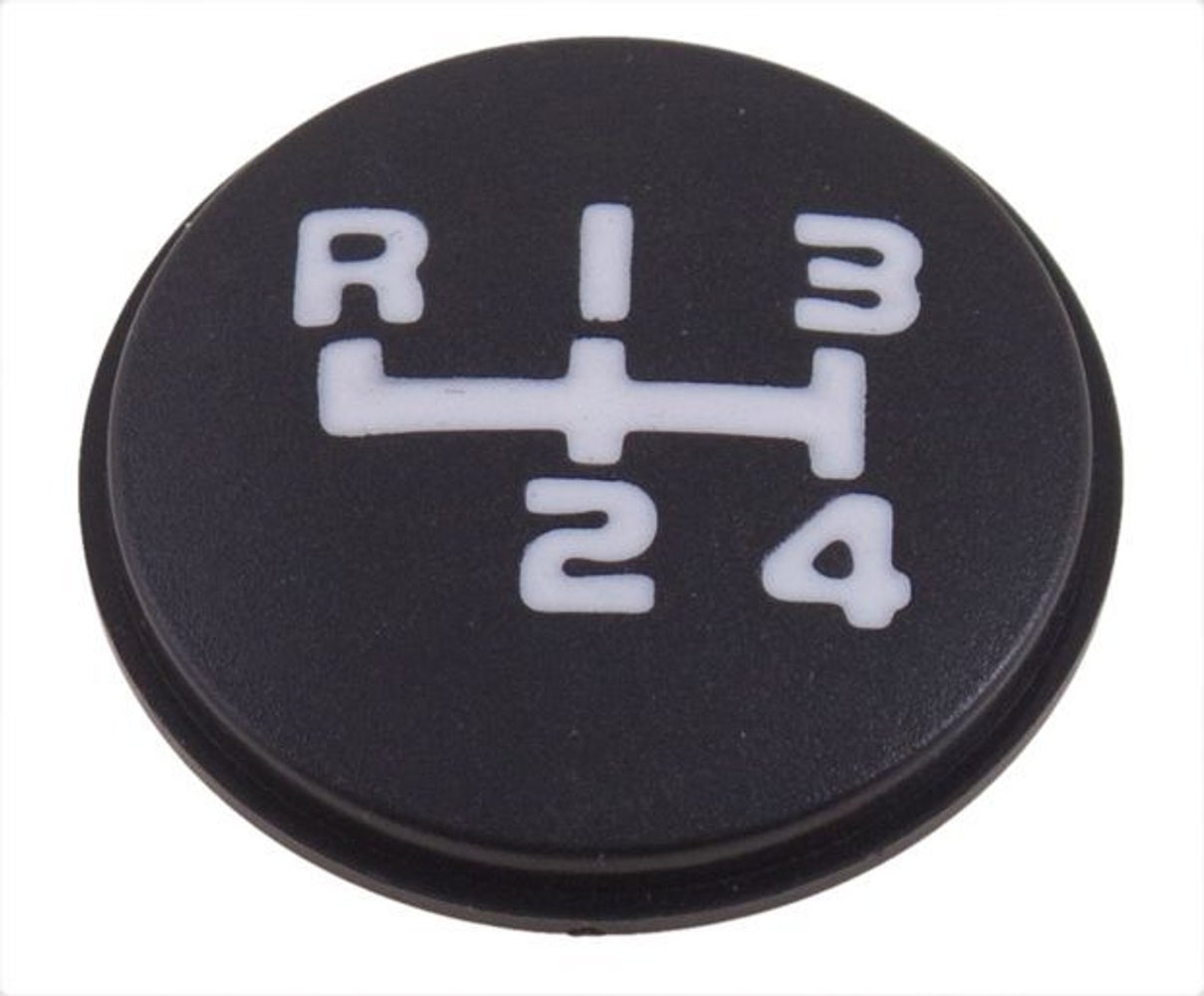 Symbol disc gear lever knob for Volvo 240, 740