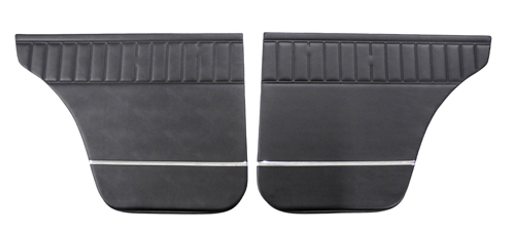 Rear door panels for Volvo Amazon 4d, Amazon Kombi 1965, black — bild 2 av 2