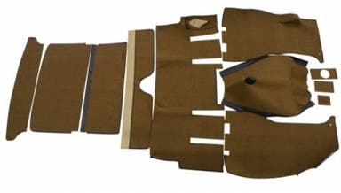 Carpet set for Volvo 1800E 1970, brown/beige