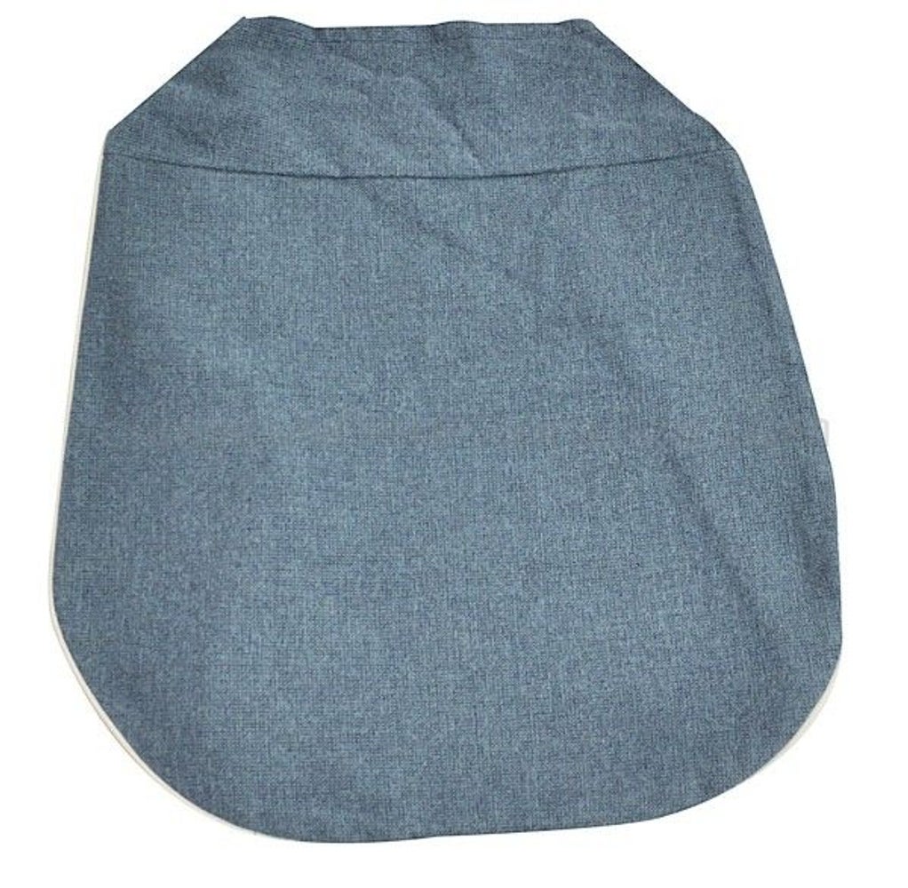 Front seat upholstery for Volvo Amazon 4d 1959-60 turquoise with folding fittings — bild 2 av 2