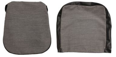 Front seat upholstery for Volvo Duett 445 1957-58 gray/black
