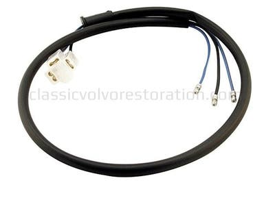 Headlight wiring for Volvo 1800E, 1800ES, cables side by side