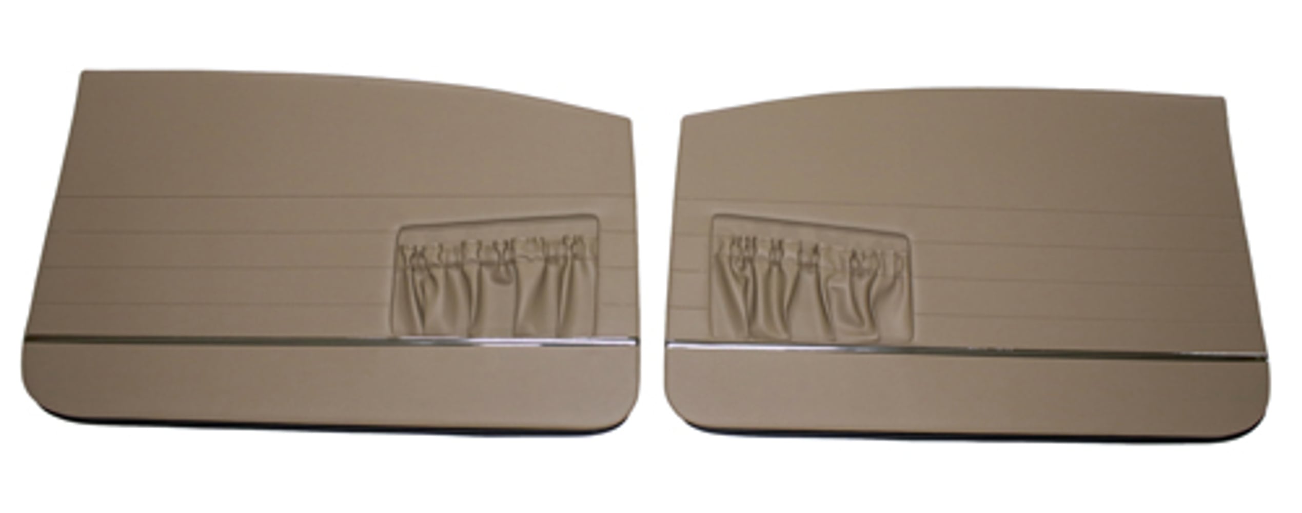 Door panels for Volvo Amazon 2d 1962-63 nougat — bild 2 av 2