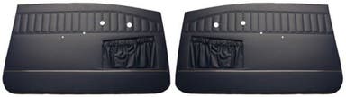 Door panels for Volvo Amazon 2d 1968 blue left, right