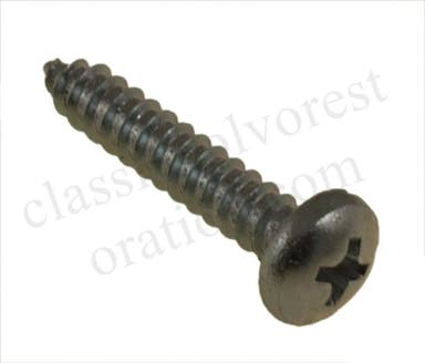 Screw cross recess round head pointed end