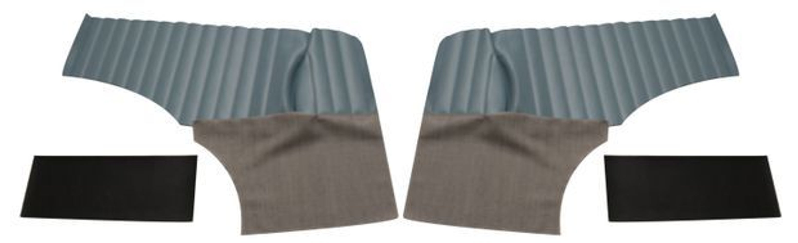 Panels Rear side for Volvo PV544A 1958-60, blue/gray