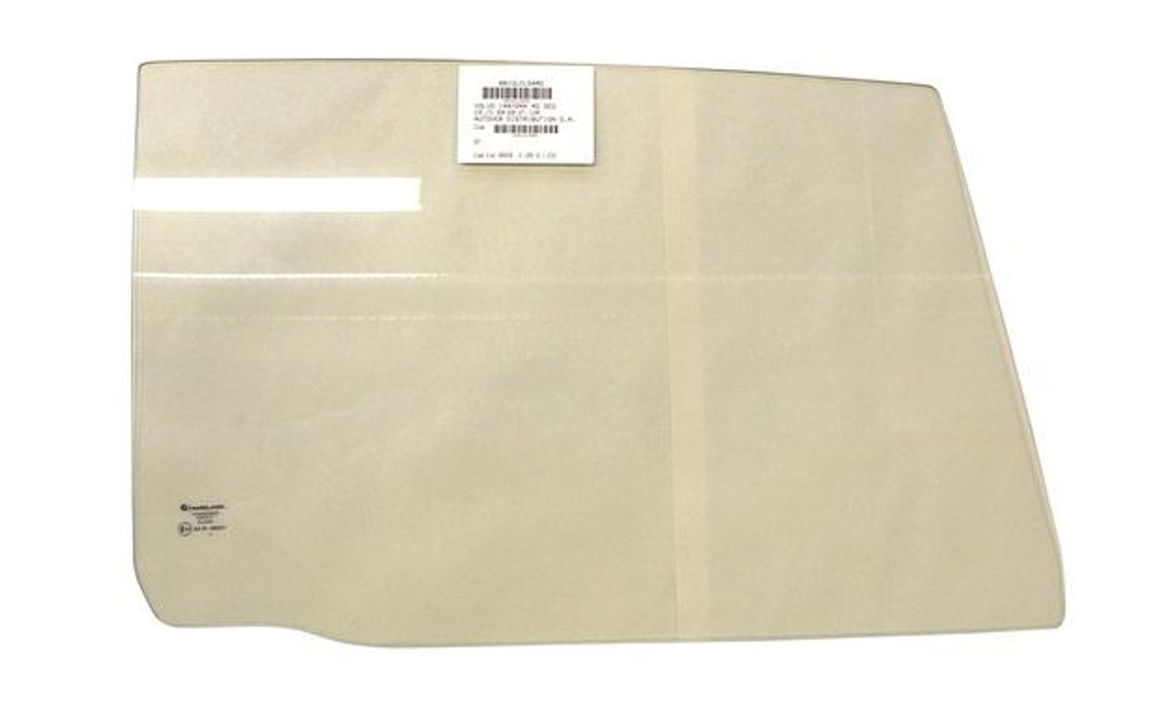 Clear rear side window for Volvo 144, 145, 164 1967-73, left