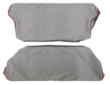 Upholstery Rear seat for Volvo 544A 1958-60 red/gray Option 2