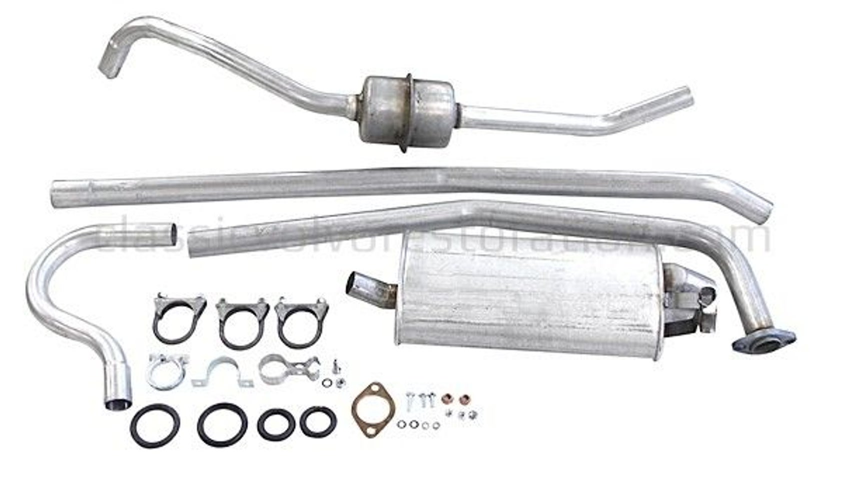 Exhaust system for Volvo Amazon Kombi, 1962-66, B18 — bild 2 av 3