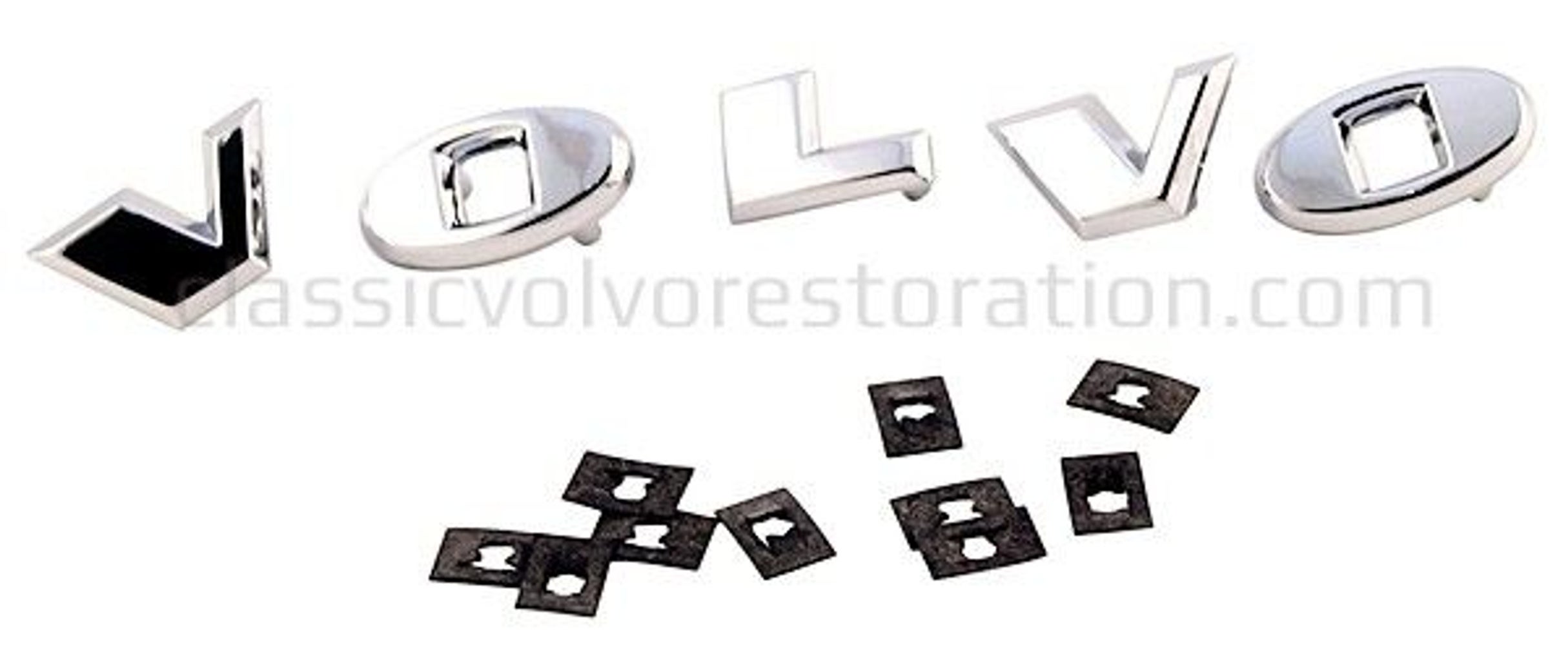 Letter Set Volvo Amazon 1967–1970, 1800 – Silver